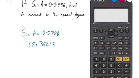 You can use it like a normal calculator, or you can type formulas. How to find the angle when givne its sin, cos or tan using ...