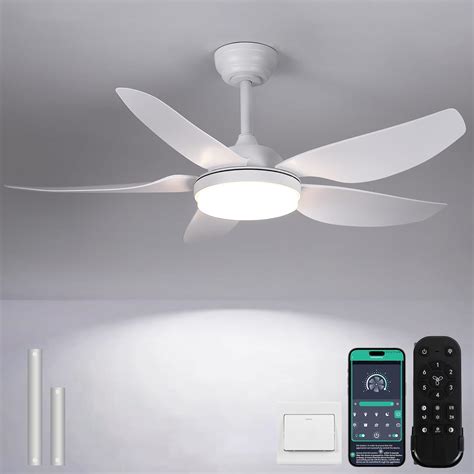 Kviflon Inch Ceiling Fans With Lights And Remote App Control Modern