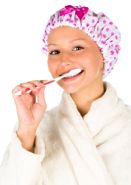 Woman Brushing Teeth Free Stock Photo Public Domain Pictures