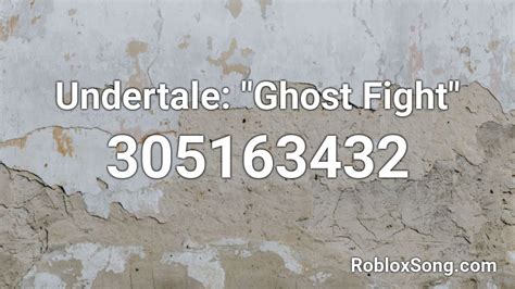 I shall start being helpful by being one of the first to share undertale musi. Undertale: "Ghost Fight" Roblox ID - Roblox music codes