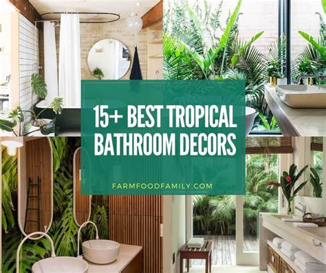 15 Best Tropical Bathroom Decor Ideas And Designs For 2021 Tropical