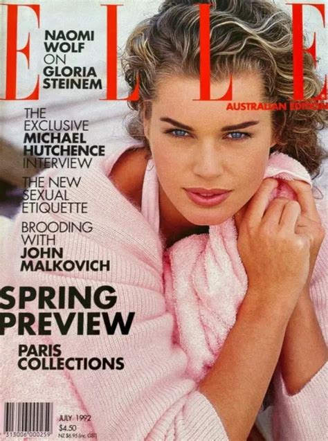 Elle Australia July1992 Rebecca Romijn Michael Hutchence Alan Dargin
