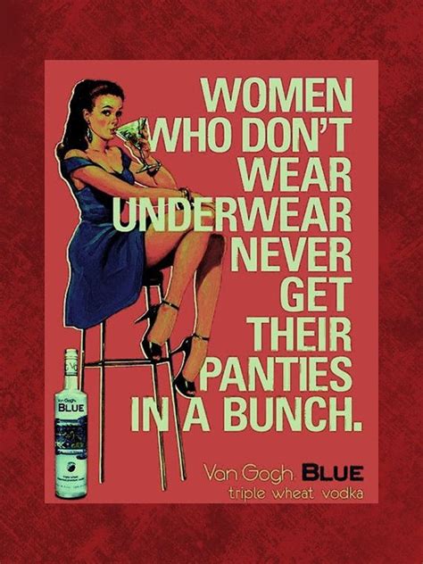 Van Gogh Vodka Poster Wise N Witty Women Powder Room Ladies Restroom
