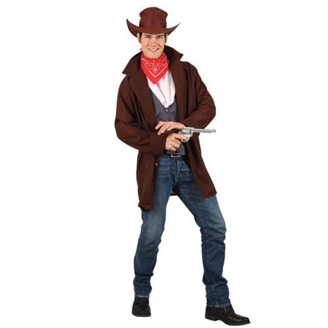 Mens L Cowboy Gunslinger Costume For Wild West Cowboy Fancy Dress Cheap