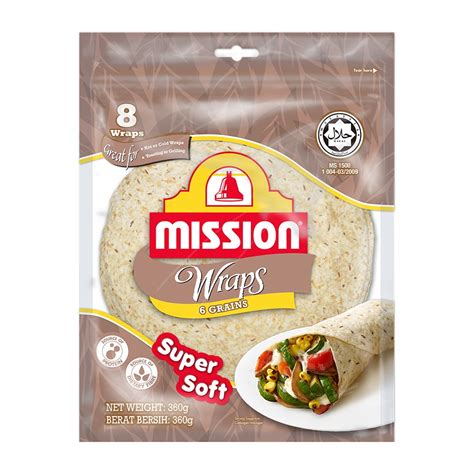 Mission 6 Grain Wraps 8 8pk