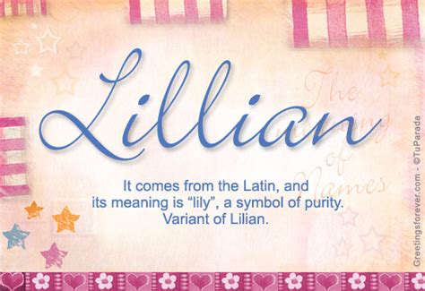 Lillian Name Meaning Lillian Name Origin Name Lillian Meaning Of