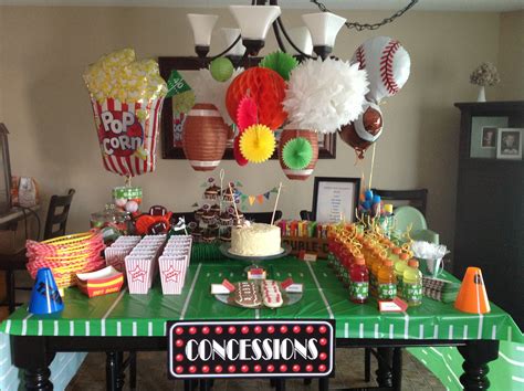 Pin By Laura Griffith On Its Party Time Sports Themed Birthday