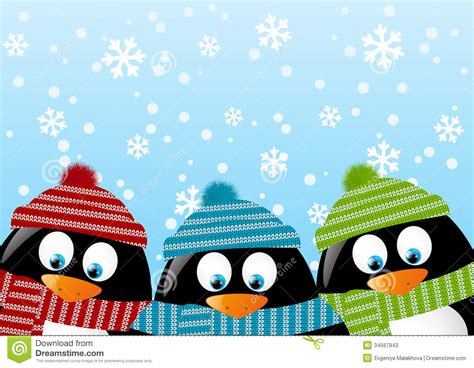 Cute Penguins Stock Photos Image 34567943