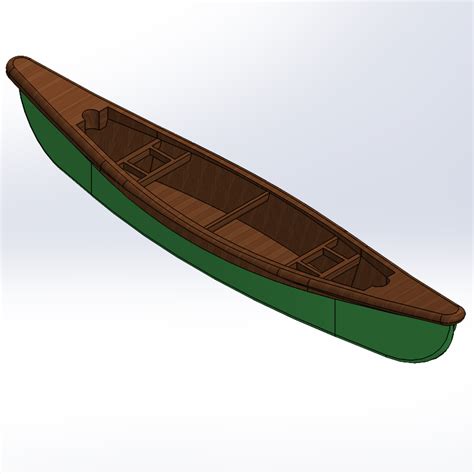 Stl File 124 Scale 15 Ft Canoe 🛶・3d Print Model To Download・cults