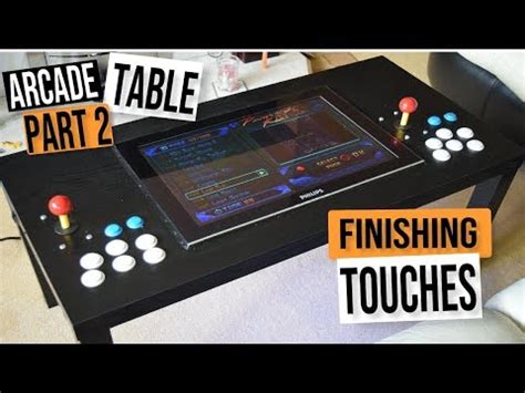 Ikea coffee table mame machine. D.I.Y. MAME ARCADE COFFEE TABLE CHALLENGE PART #2 - ARCADE ...
