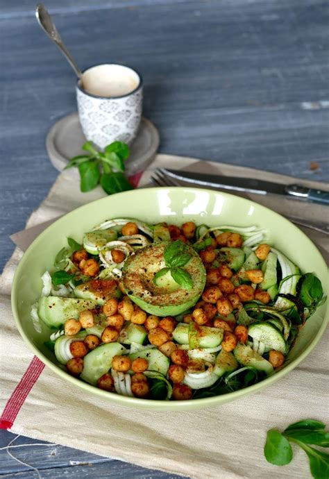 Salade composée ultra verte