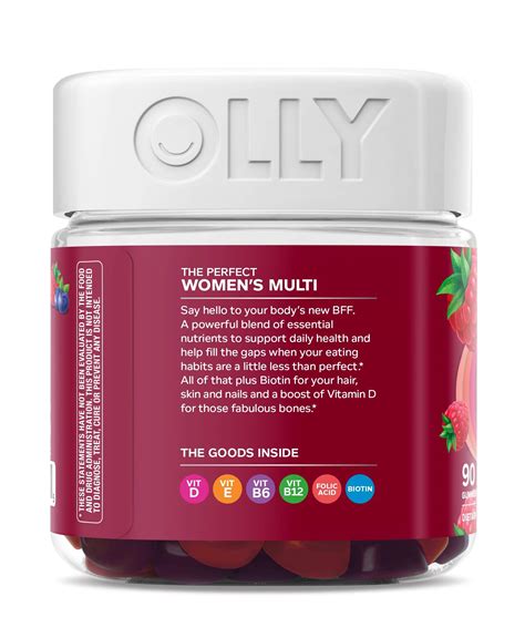 Olly Womens Multivitamin Gummy Overall Health And Immune Support