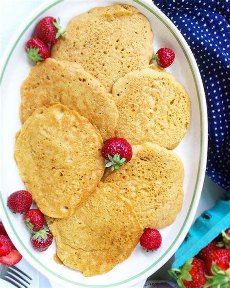 Fluffy Whole Wheat Pancakes — Baked Greens