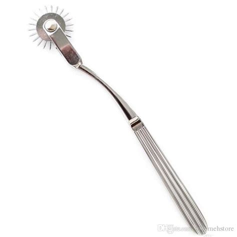 Metal Medical Diagnostic Reflex Hammer Pin Wheel Bdsm Gear Roller Rolling Wartenberg Wheel