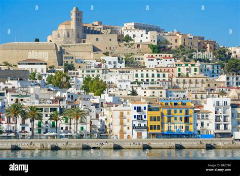 View Of Ibiza Old Town And Dalt Vila Unesco World Heritage Site Ibiza