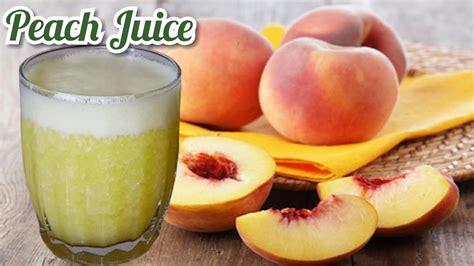 Peach Juice Recipe How To Make Peach Juice Aroo Ka Sharbat