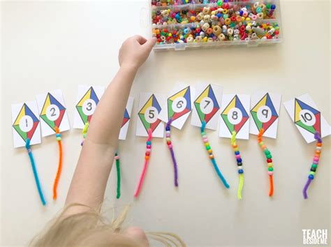 Kite Themed Preschool Math Teach Beside Me