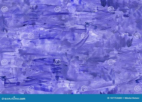 Seamless Pattern In Blue From Various Brush Strokes Stock Photo Image