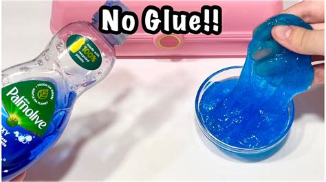 Dish Soap Slime 🫧 How To Make Easy No Glue Dish Soap Slime Youtube