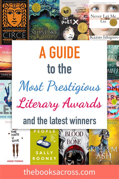 A Guide To The Most Prestigious Literary Awards Checkout All The