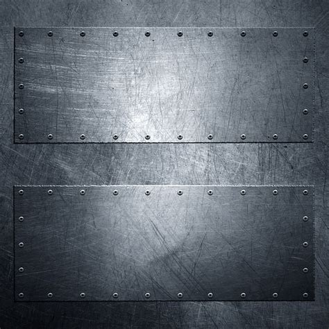 Hd Wallpaper Two Rectangular Gray Platforms Metal Texture Grunge