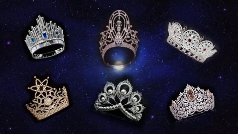 Evolución de las coronas de Miss Universo Miss Universe crowns
