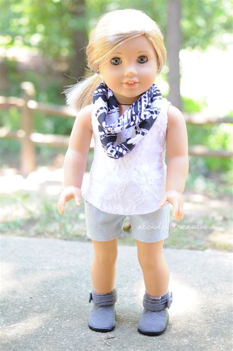 Tank By Royal Doll Boutique Shorts By Maddies Girls Scarf By Dollicious Clothes And Boots