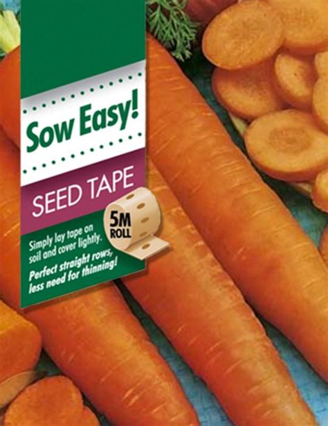 Carrot Topweight Seed Tape Mr Fothergills