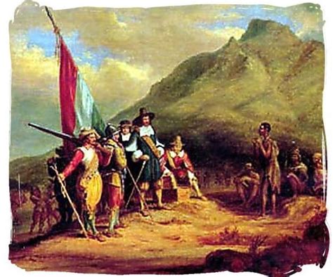 South African History Jan Van Riebeeck Establish A Settlement In The