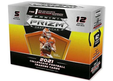 2021 Panini Prizm Draft Picks College Football Mega Box Red Ice Prizm 2021