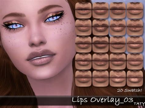 Sims 4 Black Lips Cc