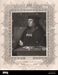 La historia británica: Thomas Cromwell, conde de Essex. TALLIS, grabado ...