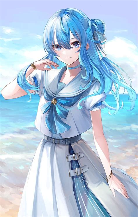 Top More Than 70 Anime With Blue Hair Girl Induhocakina