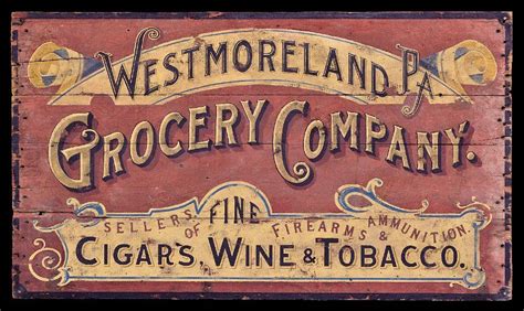 Westmgrocco Black Vintage Store Signs Grocery Sign Painted Signs
