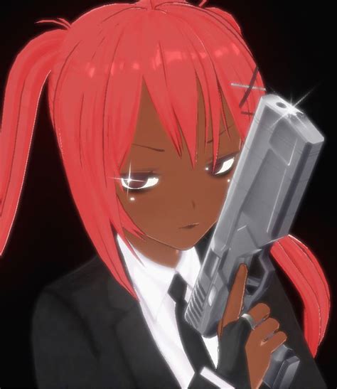 Pin By Mimi On Virtual Girls Black Anime Characters Black Girl Art
