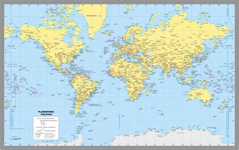 Imagenes Del Mapa Planisferio Politico Con Sus Nombres Imagui Hot Sex