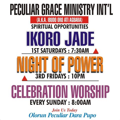 Peculiar Grace Ministry International Abeokuta