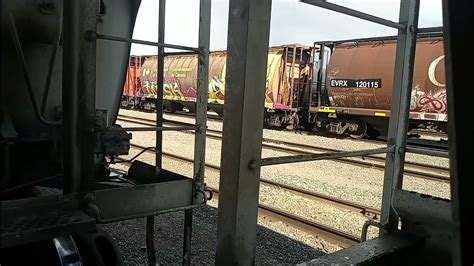 At Cheyenne Wy Train Yard After Hopping A Train Hobo Style From