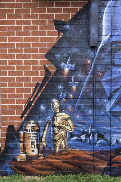 Star Wars Graffiti Graffiti Artist Melbourne