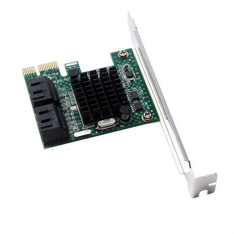 Pcie Pci Express To 6g Sata30 4 Port Sata Iii Expansion Controller Card Adapter Ebay
