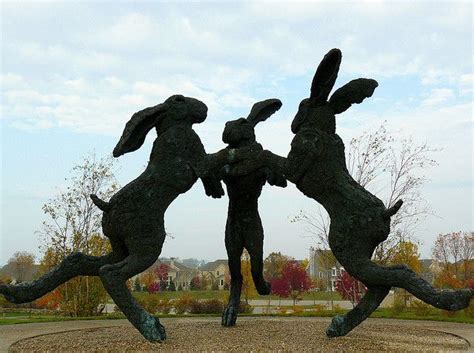 Hare Henge In Suburbia Hare Artist Art