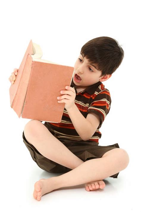 Boy With Book Stock Photo Image Of Male American Education 15502796