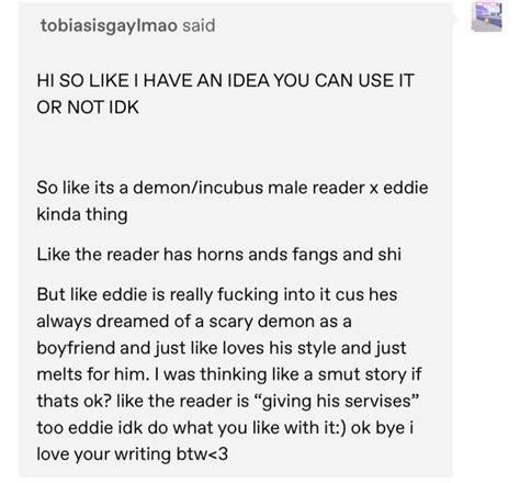 Eddie X Male Reader Smut On Tumblr