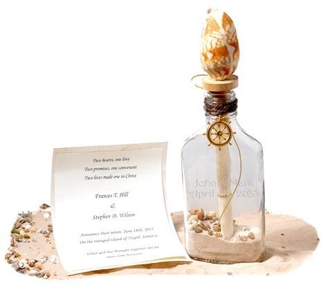 The best part about creating these kinds of invitations is that you have a perfectly legit reason for heading to the beach on a whim! Beach Invitation in a Bottle Shell Wine Stopper ...