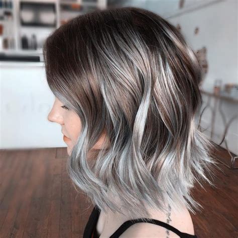 21 Ombre Grey Hair Looks For 2023 Grey Hair Looks Grey Ombre Hair