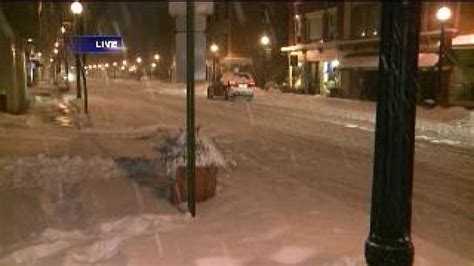 Snow Storm Closes Schools Slows Travel