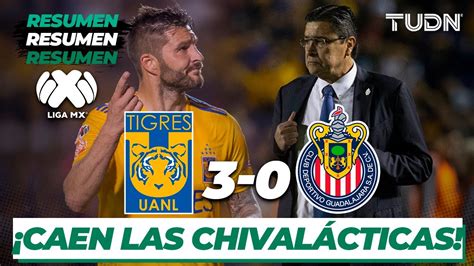 Resumen Y Goles Tigres 3 0 Chivas Liga Mx J 5 CL 2020 TUDN