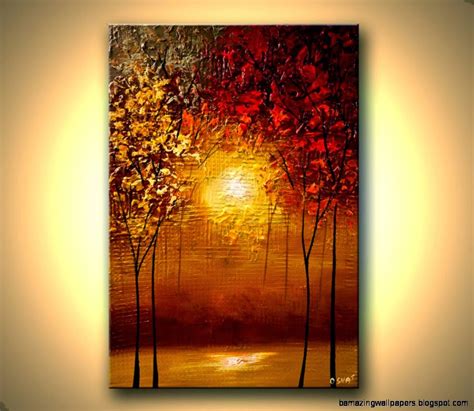 Abstract Tree Paintings Amazing Wallpapers