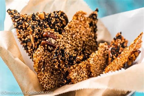 Quinoa Sesame Brittle 芝麻糖 14 Chinese Cookie Recipes Omnivores