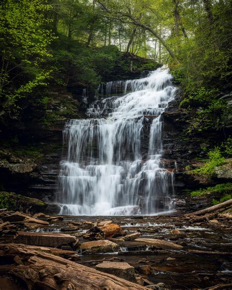 Ganoga Falls At Ricketts Glen Pa 1536x1920 Oc Rconsultthetarot